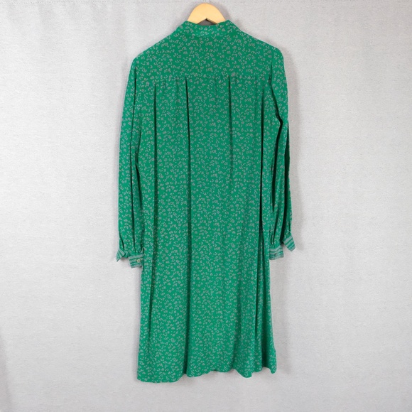 Vintage Nat Kaplan Couture Silk Floral Shirt Dress - Picture 11 of 14